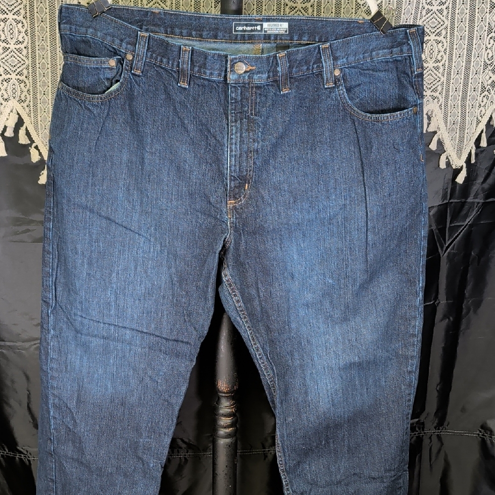 Carhartt Men's Denim Jeans 46 X 30 Relaxed Fit Pants
